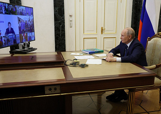 Алексей Миллер принял участие в телемосте Президента России Владимира Путина по подключению к сетевому газу социальных объектов и жилья в пяти регионах РФ